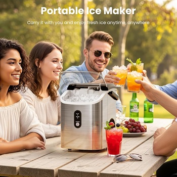 Nugget-ice-maker-Countertop-placement-for-home-party