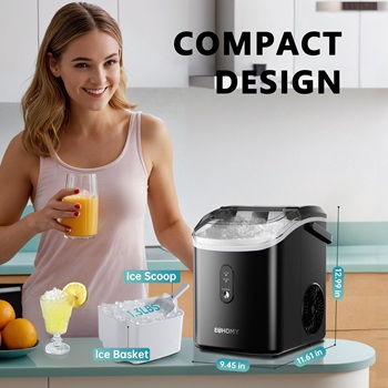 Nugget-ice-maker-Countertop-placement-is-ideal-for-kitchen